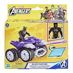 AVENGERS FIG 10 CM BLACK PANTHER + VEHICULE