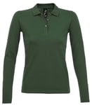 Polo Manches Longues - Femme - 02083 - Vert Bouteille