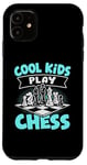 Coque pour iPhone 11 Échecs Enfants Joueurs D'échecs