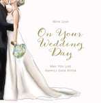 LARGE With Love On Your Wedding Day Greeting Card by Mary Kirkham