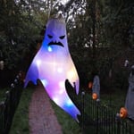 Halloween-LED-suuret ulkovalot Riippuvat haamuvalot Halloween-juhlasisustus Hehkuvat kummitusvalot Kauhurekvisiitta baari Kodin sisustus