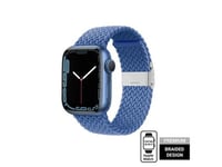 Crong Crg-40Wav-Blu, Band, Smartklokke, Blå, Apple, Watch Series 7/6/3/Se/Nike, Polyester