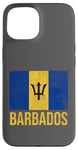 Coque pour iPhone 15 Drapeau de la Barbade Bridgetown Moins Antilles Caraïbes