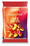 Stockley's Sugar-Free Pear Drops - 70g x 12 Pack | Traditional British Boiled Sweets | Hand-Crafted Sugar-Free Sweets | Vegan