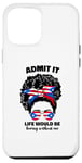 Coque pour iPhone 15 Pro Max Drapeau afro portoricain fille afro-américaine Porto Rico PR