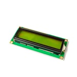 1602A yellow green Écran LCD 16x2 5V LCD1602, rétro-éclairage, interface IIC / I2C PCF8574, carte adaptateur pour module d'affichage LCD arduino MEGA2560