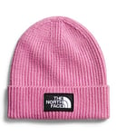 THE NORTH FACE Logo Box Beanie Hat Orchid Pink One Size