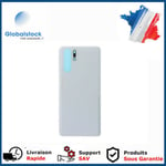 Vitre arrière (cache batterie) avec Adhésif pour Huawei P30 Pro Perle Blanc + Logo