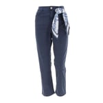 Pantalon Jeans Guess 1981 Capri Bleu Marine