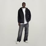 Hooded Sherpa Jacket - Black - Men