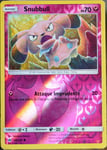 Carte Pokémon 90/149 Snubbull 70 Pv - Reverse Sm1 - Soleil Et Lune Neuf Fr