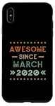 iPhone XS Max Awesome Since March 2020 Birthday Design Case