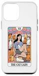 Coque pour iPhone 12 mini The Cat Lady Carte de tarot rétro Motif chat