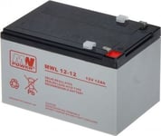 Mw Power Batteri 12V/12Ah-Mwl