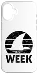 iPhone 16 Plus 2025 Week Retro Shark Fin Lover Sea Ocean Animal Summer Trip Case