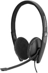 Sennheiser Pc 3.2 Chat-Casque Audio Filaire Stéréo Léger Avec Microphone Antibruit Réglable¿Pour Téléphonie,Internet Et E-Enseignement-Casque Pc-Casque Gamer Pour Jeux,Travail Et Études