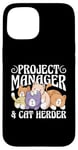 iPhone 15 Project Manager & Cat Herder Lean Kanban Project Management Case