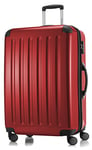 HAUPTSTADTKOFFER - Alex - Luggage Suitcase Hardside Spinner Trolley 4 Wheel Expandable, 75cm, TSA, red