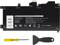 7.6V/38Wh 1FKCC Batterie d'ordinateur Portable pour Dell Latitude 7200 7210 2-in-1 Series,Dell T04J T04J001 T04J002,1FKCC 09NTKM 9NTKM 0D9J00 D9J00 0K4 K4 T5H6P