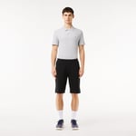 Lacoste Short regular fit coton stretch uni Taille S Noir