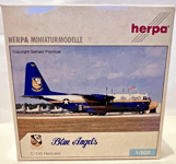 Herpa 1/500 - 510851 BLUE ANGELS C-130 Hercules with Registration - NEUF