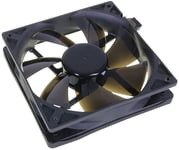 NoiseBlocker BlackSilent Pro PC boite ventilateur noir (L x H x P) 120 x 120 x 25 mm