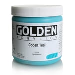 Akryl HB Golden Paint 473 ml Cobalt Teal - Lagoon Blue S7