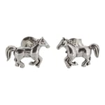 Sterling Silver Horse Stud Earrings by Touch Jewellery - Equestrian Design 925