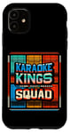 Coque pour iPhone 11 Karaoke Kings Squad Singing Party Fun Group Talent -