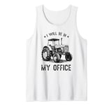 Vintage Tractor Lovers Farm Life Tank Top