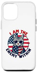 Coque pour iPhone 12/12 Pro I Am The Enemy Within Harris Trump Funny US Election 2024