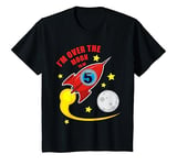 Youth 5th Birthday Boys Rocket T-Shirt Space Moon 5 Year Old