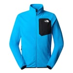 The North Face Mens Experit Grid Fleece (Blå (SKYLINE BLUE/TNF BLACK) Large)