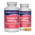 Omega 3 Fish Oil 1000mg Capsules  360 Capsules  Providing EPA amp DHA  Manufactu