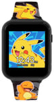 Pokemon Kid's Black Silicone Strap Interactive Watch