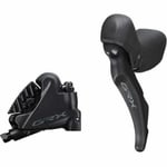 Shimano GRX ST-RX600 2 Spd STI Bled With BR-RX400 Flat Mount Calliper Left Rear