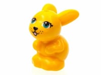 LEGO Friends Baby Bunny Rabbit Sitting Animal Minifigure (Bright Light Orange)