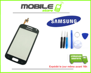 VITRE TACTILE pour SAMSUNG GALAXY ACE 2 et i8160 Noir avec adhesif + outils