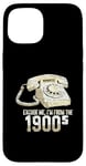 iPhone 15 funny slogan rotary phone saying Case