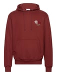 Les Deux Felipe Hoodie Burgundy