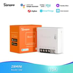 SONOFF-Capteur Zigbee/interrupteur SNZB-02D ZBMINI-L2 USB Dongle E/libérés e-P/interrupteur sans fil/porte/capteur de mouvement fonctionne avec Alexa HA MQTT - Type ZBMINI-1 PCS