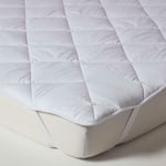 Homescapes - Surmatelas luxueux en coton, 140 x 200 cm - Blanc