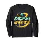 Space and Rocket Science for Kids Fun STEM Space Exploration Long Sleeve T-Shirt