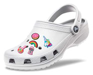 Crocs Classic U, Sabots Mixte Adulte, Blanc (White), 36/37 EU Shoe Charm 5-Pack | Personalize with Jibbitz for, Breloques de Chaussure Mixte Adulte, Everything Nice, Taille Unique