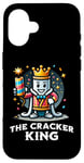 iPhone 16 Cracker King Funny Christmas New Year's Eve Party Cracker Case