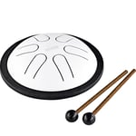 NINO980WH NINO Steel Tongue Drum  White