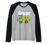 Christmas Scooby Doo The Mystery Machine Decorated Raglan Baseball Tee