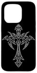 iPhone 15 Pro Gothic Cross Grunge Aesthetic Y2k Mall Goth Case