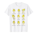 Disney Peter Pan Tinker Bell Emotions Sketch T-Shirt