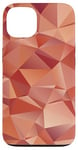 Coque pour iPhone 13 Simple Abstrait Brique Rouge Abstrait Triangle